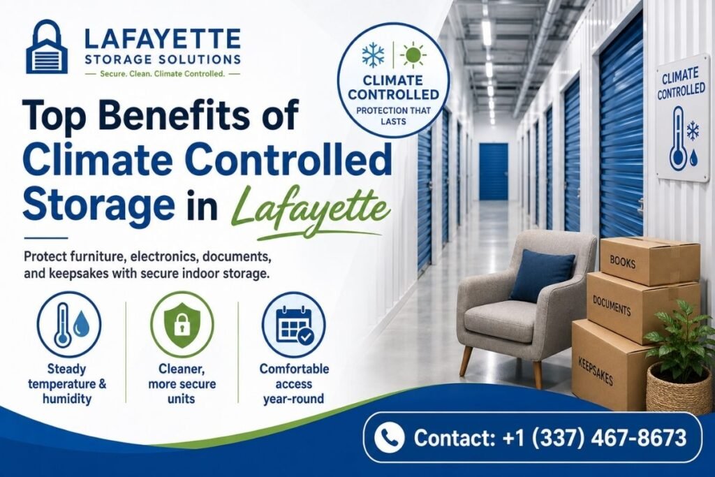 Top Benefits Climate Controlled Storage Lafayette